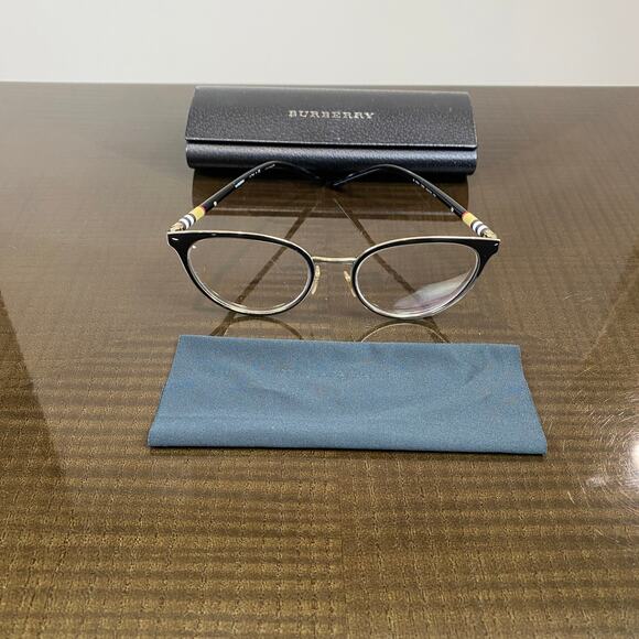 Burberry 1324 Cat Glasses Women\'s Single Bridge Metal/Stainless Steel Eyeglasses main image 4